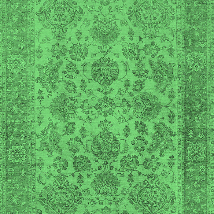 Oriental Emerald Green Industrial Rug, urb790emgrn