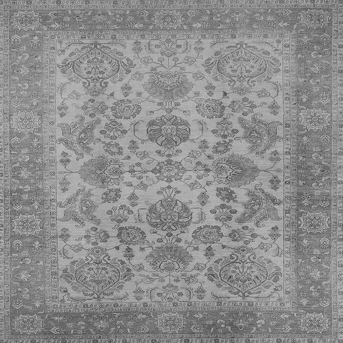 Square Oriental Gray Industrial Rug, urb790gry