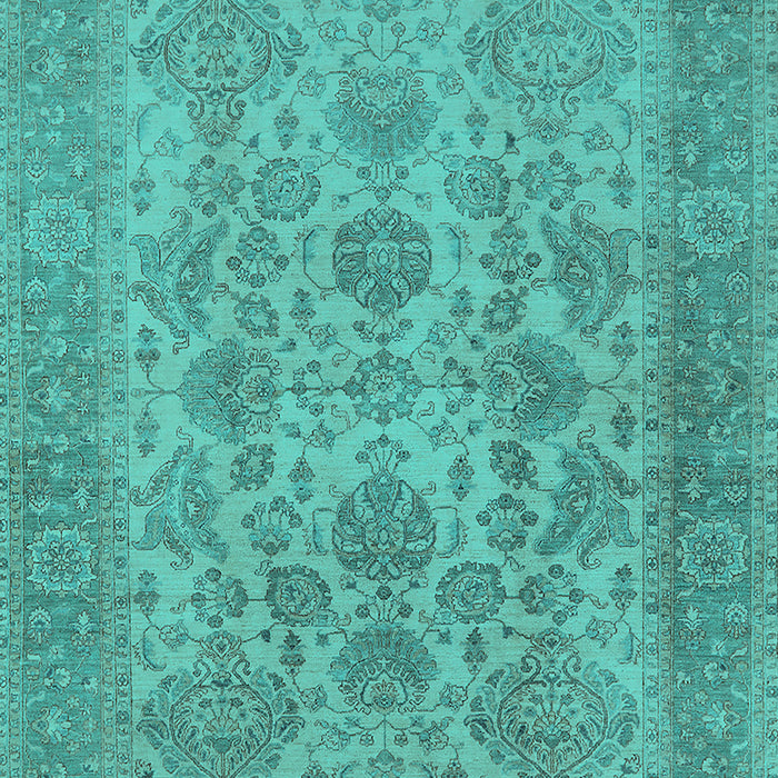 Oriental Turquoise Industrial Rug, urb790turq