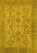 Oriental Yellow Industrial Rug, urb790yw