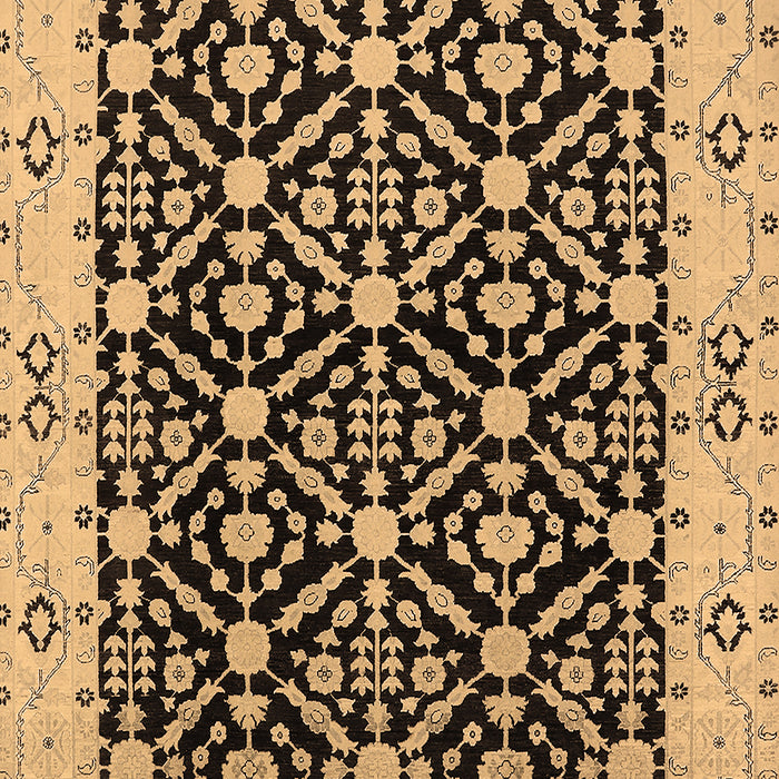 Oriental Brown Traditional Rug, urb791brn