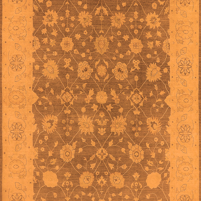 Oriental Orange Traditional Rug, urb792org