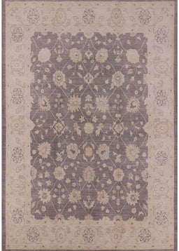 Mid-Century Modern Rose Purple Oriental Rug, urb792