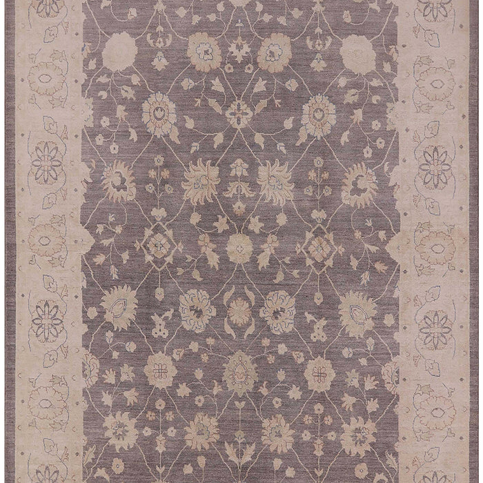 Mid-Century Modern Rose Purple Oriental Rug, urb792