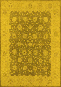 Oriental Yellow Traditional Rug, urb792yw