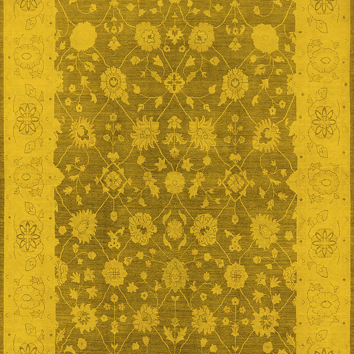 Oriental Yellow Traditional Rug, urb792yw