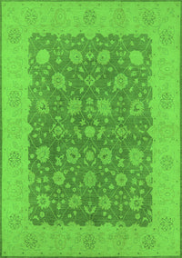 Oriental Green Traditional Rug, urb792grn