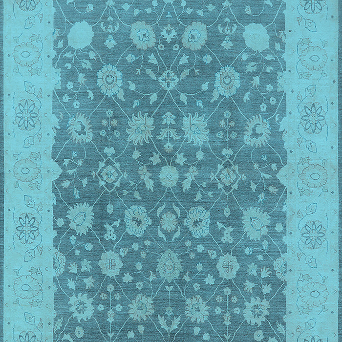 Oriental Light Blue Traditional Rug, urb792lblu