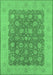 Oriental Emerald Green Traditional Rug, urb792emgrn