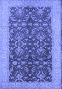 Oriental Blue Traditional Rug, urb793blu