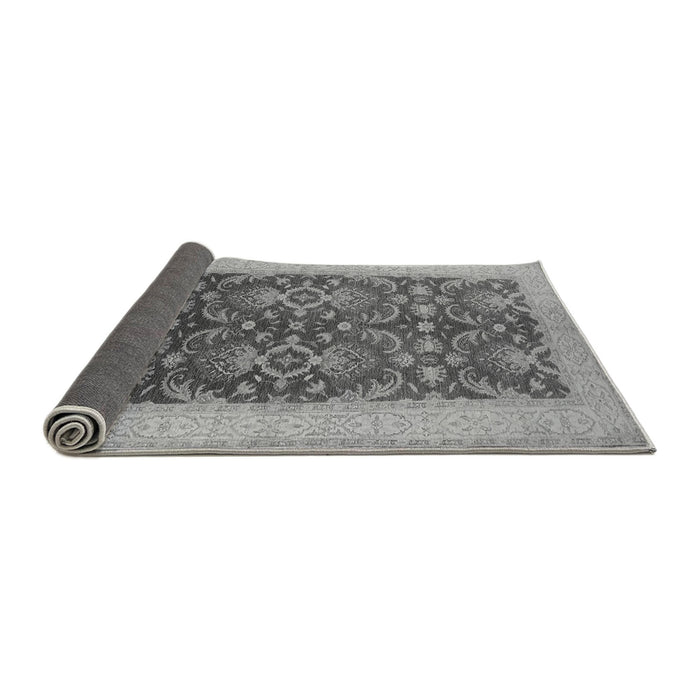 Sideview of Oriental Gray Traditional Rug, urb793gry