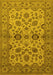 Oriental Yellow Traditional Rug, urb794yw