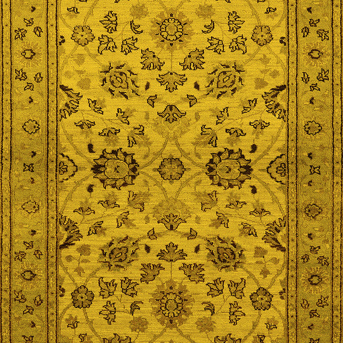 Oriental Yellow Traditional Rug, urb794yw