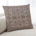 Lifestyle Image of Mid-Century Modern Urban Square Chestnut Brown Throw Pillow, 18 inch by 18 inch, pwurb794