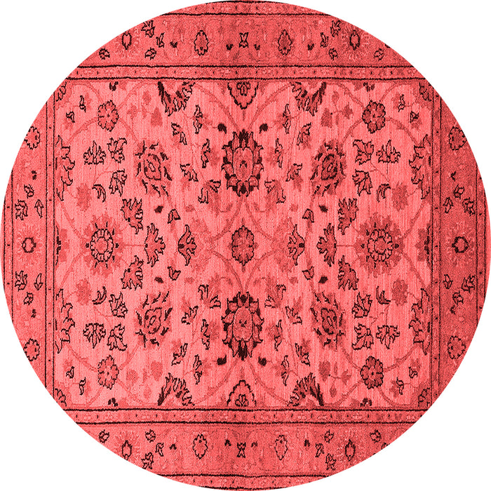 Machine Washable Oriental Red Traditional Rug, wshurb794red