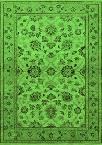 Oriental Green Traditional Rug, urb794grn