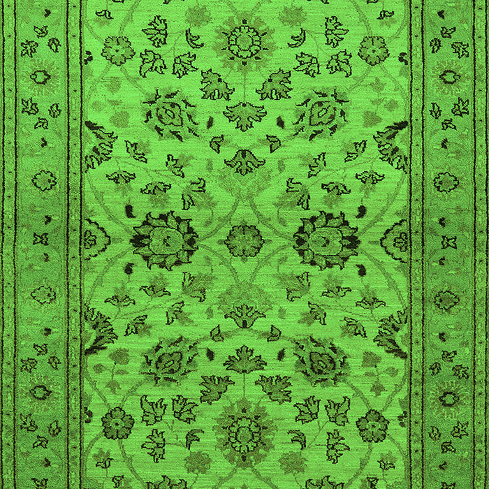 Oriental Green Traditional Rug, urb794grn