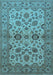 Oriental Light Blue Traditional Rug, urb794lblu
