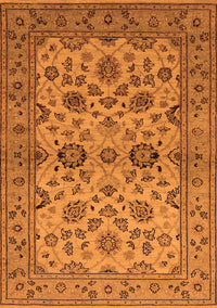 Oriental Orange Traditional Rug, urb794org