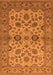 Oriental Orange Traditional Rug, urb794org