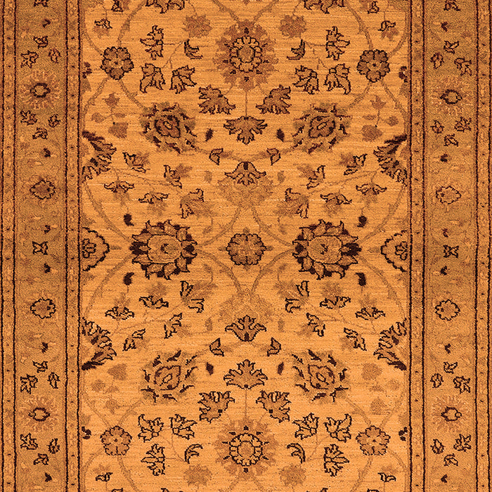 Oriental Orange Traditional Rug, urb794org