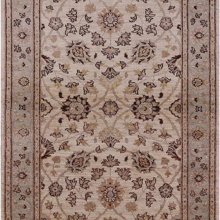 Mid-Century Modern Chestnut Brown Oriental Rug, urb794