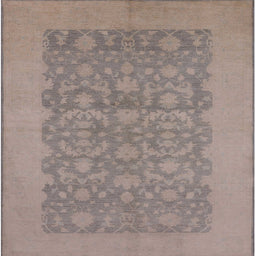 Square Machine Washable Industrial Modern Rose Dust Purple Rug, wshurb795