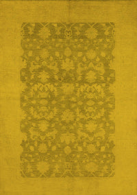 Oriental Yellow Traditional Rug, urb795yw