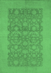 Oriental Emerald Green Traditional Rug, urb795emgrn