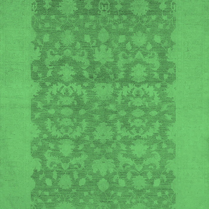 Oriental Emerald Green Traditional Rug, urb795emgrn
