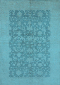 Oriental Light Blue Traditional Rug, urb795lblu