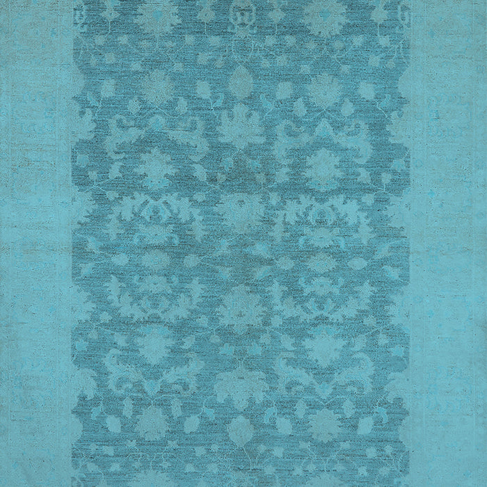 Oriental Light Blue Traditional Rug, urb795lblu