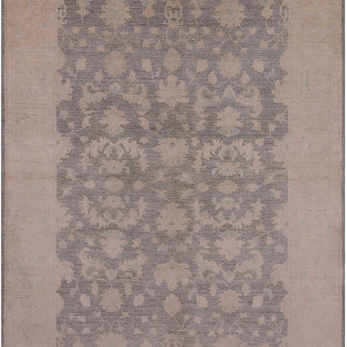 Mid-Century Modern Rose Purple Oriental Rug, urb795