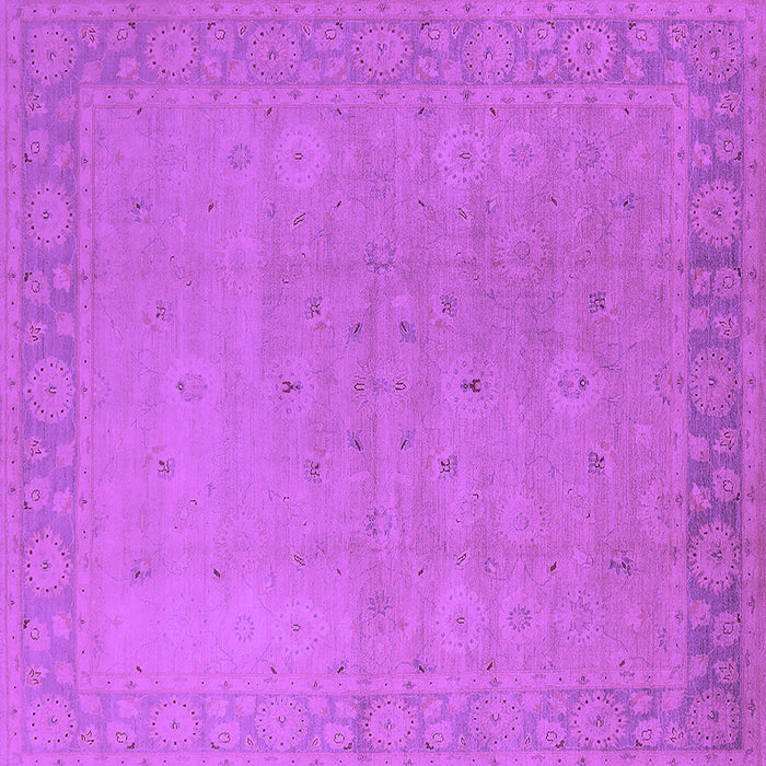 Square Oriental Purple Traditional Rug, urb796pur