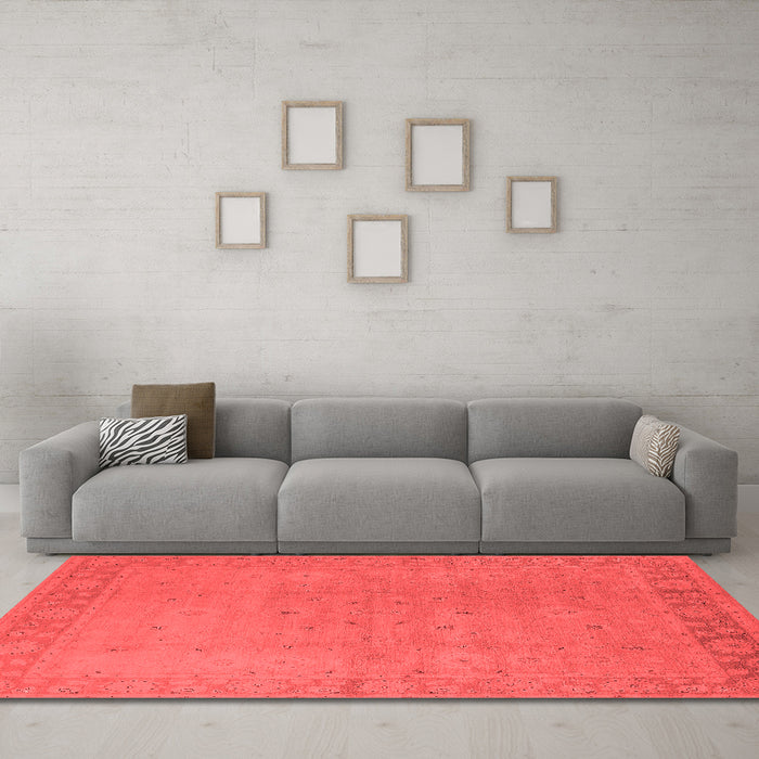 Traditional Red Washable Rugs