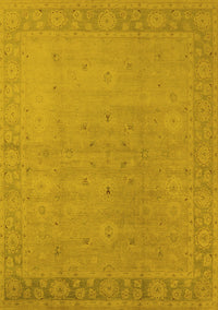Oriental Yellow Traditional Rug, urb796yw