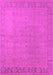 Machine Washable Oriental Pink Traditional Rug, wshurb796pnk