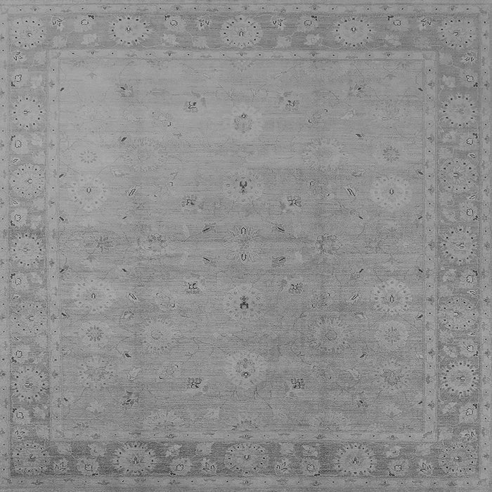 Square Oriental Gray Traditional Rug, urb796gry