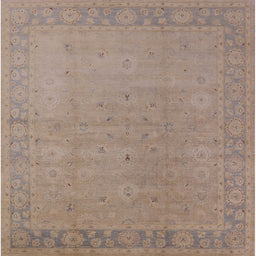 Square Machine Washable Industrial Modern Dark Almond Brown Rug, wshurb796