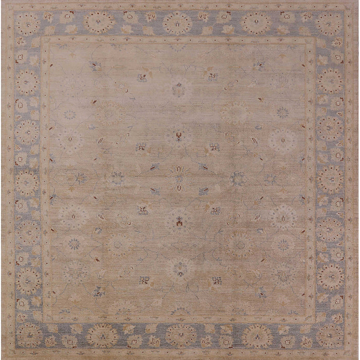 Square Machine Washable Industrial Modern Dark Almond Brown Rug, wshurb796