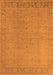Oriental Orange Traditional Rug, urb796org