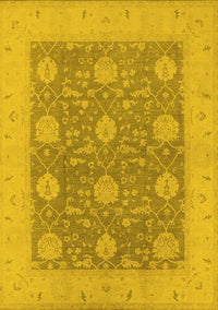 Oriental Yellow Traditional Rug, urb797yw