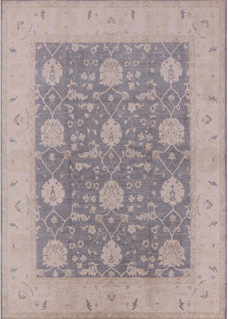 Mid-Century Modern Rose Purple Oriental Rug, urb797
