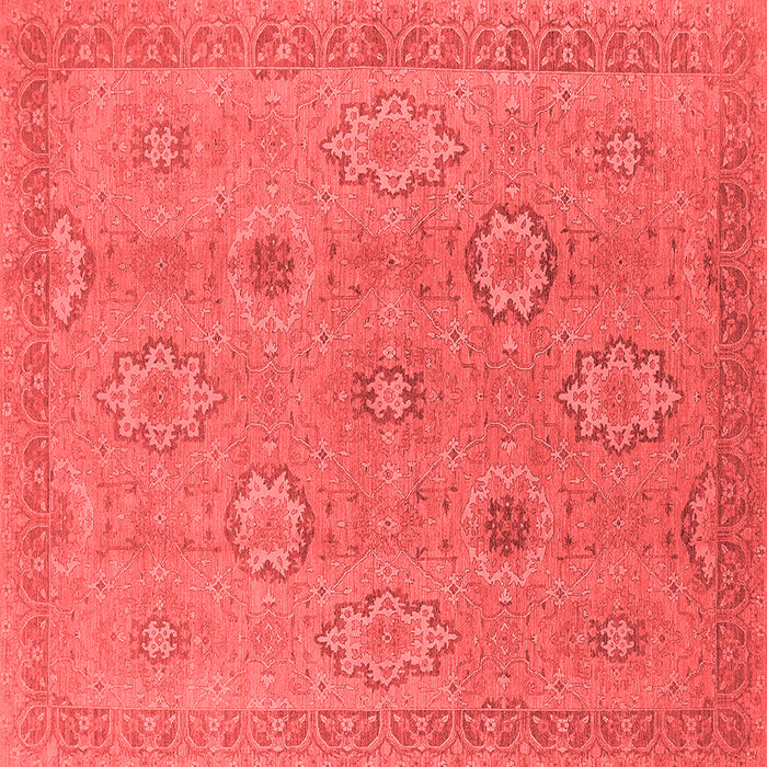 Machine Washable Oriental Red Traditional Rug, wshurb798red