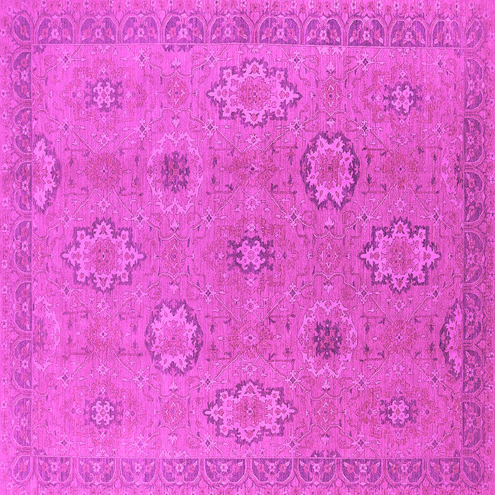 Square Oriental Pink Traditional Rug, urb798pnk