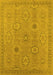 Oriental Yellow Traditional Rug, urb798yw