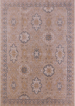Machine Washable Industrial Modern Dark Almond Brown Rug, wshurb798