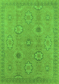 Oriental Green Traditional Rug, urb798grn