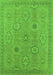 Oriental Green Traditional Rug, urb798grn