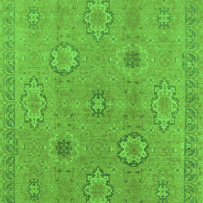 Oriental Green Traditional Rug, urb798grn